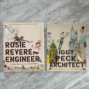 Rosie Revere Engineer and Iggy Peck Architect Books